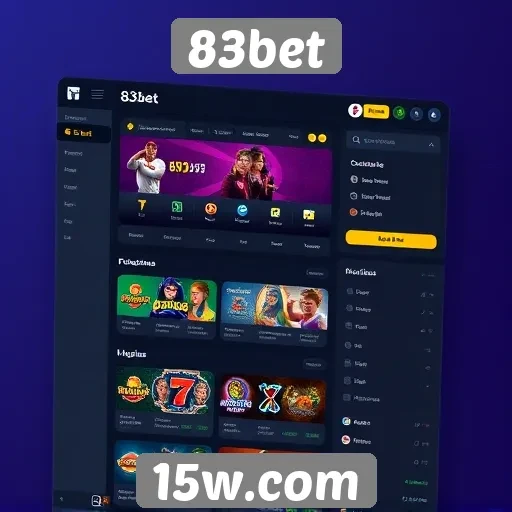 Mudanças recentes na interface do 83bet