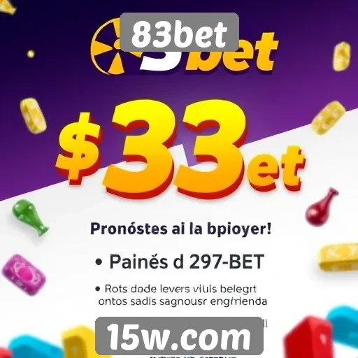 Promoções e bônus disponíveis na 83bet